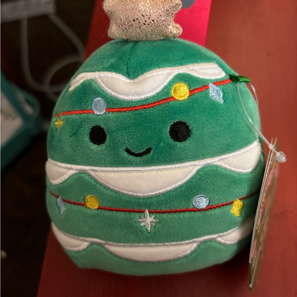 Squishmallow 4.5" Johann the Christmas tree PLUSH NEW